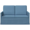 Dviejų vietų sofa Mėlyna 130 x 81 x 82 cm Kordūrinis audinys