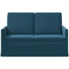 Dviejų vietų sofa Mėlyna 130 x 81 x 82 cm Aksomas