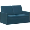 Dviejų vietų sofa Mėlyna 130 x 81 x 82 cm Aksomas