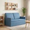 Dviejų vietų sofa Mėlyna 130 x 81 x 82 cm Kordūrinis audinys