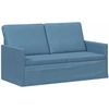 Dviejų vietų sofa Mėlyna 150 x 81 x 82 cm Kordūrinis audinys