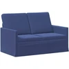 Dviejų vietų sofa Policijos mėlyna 130 x 81 x 82 cm Aksomas