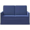 Dviejų vietų sofa Policijos mėlyna 130 x 81 x 82 cm Aksomas