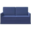 Dviejų vietų sofa Policijos mėlyna 150 x 81 x 82 cm Aksomas