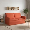 Dviejų vietų sofa Raudona oranžinė 150 x 81 x 82 cm