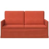 Dviejų vietų sofa Raudona oranžinė 150 x 81 x 82 cm