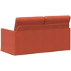 Dviejų vietų sofa Raudona oranžinė 150 x 81 x 82 cm