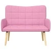 Dvitaškė sofa Rožinė 115 x 61 x 87 cm Audinys