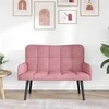 Dviejų vietų sofa Rožinė 115 x 61 x 87 cm Aksomas