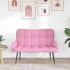 Dviejų vietų sofa Rožinė 115 x 61 x 87 cm audinys