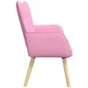 Dvitaškė sofa Rožinė 115 x 61 x 87 cm Audinys