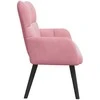Dvitaškė sofa Rožinė 115 x 61 x 87 cm Aksomas