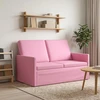 Dviejų vietų sofa Rožinė 130 x 81 x 82 cm Audinys