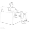 Dviejų vietų sofa Rožinė 130 x 81 x 82 cm Audinys