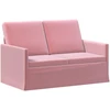 Dviejų vietų sofa Rožinė 130 x 81 x 82 cm Aksomas