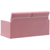 Dviejų vietų sofa Rožinė 150 x 81 x 82 cm Aksomas