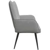 Dviejų vietų sofa Šviesiai pilka 115 x 61 x 87 cm Aksomas