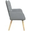 Dviejų vietų sofa Šviesiai pilka 115 x 61 x 87 cm audinys