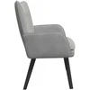 Dviejų vietų sofa Šviesiai pilka 115 x 61 x 87 cm Aksomas