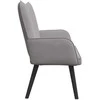 Dviejų vietų sofa Šviesiai pilka 115 x 61 x 87 cm Aksomas