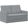 Dviejų vietų sofa Šviesiai pilka 130 x 81 x 82 cm Audinys