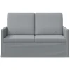 Dviejų vietų sofa Šviesiai pilka 130 x 81 x 82 cm Audinys