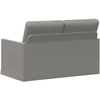 Dviejų vietų sofa Šviesiai pilka 130 x 81 x 82 cm Aksomas