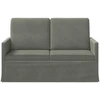 Dviejų vietų sofa Šviesiai pilka 130 x 81 x 82 cm