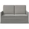 Dviejų vietų sofa Šviesiai pilka 130 x 81 x 82 cm Aksomas