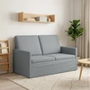 Dviejų vietų sofa Šviesiai pilka 130 x 81 x 82 cm Audinys