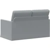 Dviejų vietų sofa Šviesiai pilka 130 x 81 x 82 cm Audinys