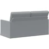 Dviejų vietų sofa Šviesiai pilka 150 x 81 x 82 cm Audinys