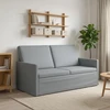 Dviejų vietų sofa Šviesiai pilka 150 x 81 x 82 cm Audinys