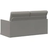 Dviejų vietų sofa Šviesiai pilka 150 x 81 x 82 cm Aksomas
