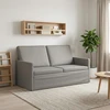 Dviejų vietų sofa Šviesiai pilka 150 x 81 x 82 cm Aksomas