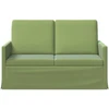 Dviejų vietų sofa Šviesiai žalia 130 x 81 x 82 cm Aksomas