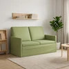 Dviejų vietų sofa Šviesiai žalia 130 x 81 x 82 cm Aksomas