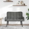 Dviejų vietų sofa Tamsiai pilka 115 x 61 x 87 cm Aksomas