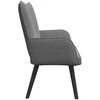Dviejų vietų sofa Tamsiai pilka 115 x 61 x 87 cm Aksomas