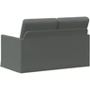 Dviejų vietų sofa Tamsiai pilka 130 x 81 x 82 cm Audinys