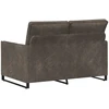 Dviejų vietų sofa Tamsiai pilka 130 x 81 x 82 cm Dirbtinė zomša