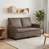 Dviejų vietų sofa Tamsiai pilka 130 x 81 x 82 cm Dirbtinė zomša