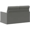 Dviejų vietų sofa Tamsiai pilka 130 x 81 x 82 cm Aksomas