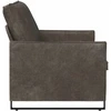 Dviejų vietų sofa Tamsiai pilka 130 x 81 x 82 cm Dirbtinė zomša