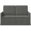 Dviejų vietų sofa Tamsiai pilka 130 x 81 x 82 cm