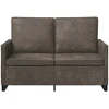 Dviejų vietų sofa Tamsiai pilka 130 x 81 x 82 cm Dirbtinė zomša