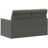 Dviejų vietų sofa Tamsiai pilka 130 x 81 x 82 cm