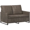 Dviejų vietų sofa Tamsiai pilka 130 x 81 x 82 cm Dirbtinė zomša