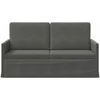 Dviejų vietų sofa Tamsiai pilka 150 x 81 x 82 cm