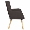 Dviejų vietų sofa Tamsiai rudas 115 x 61 x 87 cm audinys